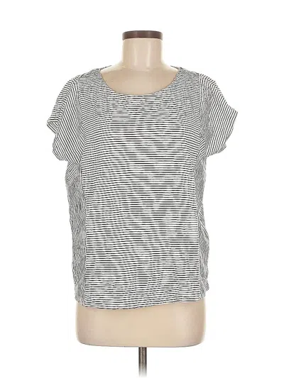 Pre-owned Lands' End Short Sleeve T-shirt In Gray
