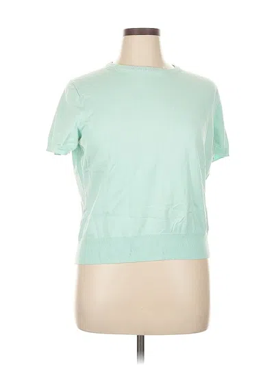 Pre-owned Lands' End Short Sleeve T-shirt In Green