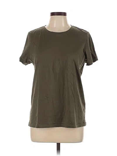 Pre-owned Lands' End Short Sleeve T-shirt In Green