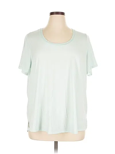 Pre-owned Lands' End Short Sleeve T-shirt In Green