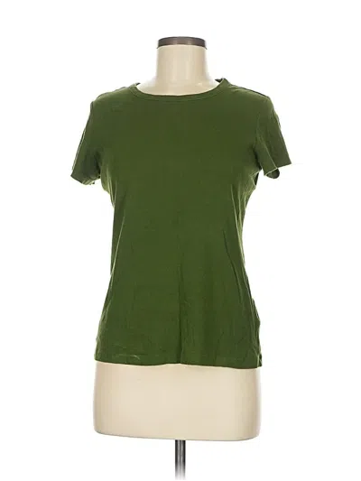 Pre-owned Lands' End Short Sleeve T-shirt In Green