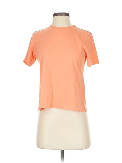 Pre-owned Lands' End Short Sleeve T-shirt In Orange