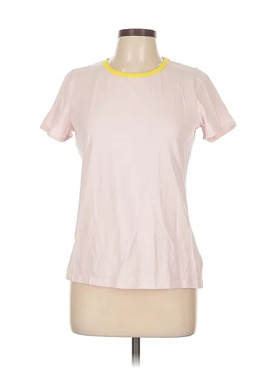 Pre-owned Lands' End Short Sleeve T-shirt In Pink