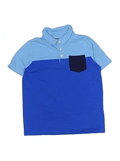 Pre-owned Lands' End Kids'  Short Sleeve Top Blue Tops