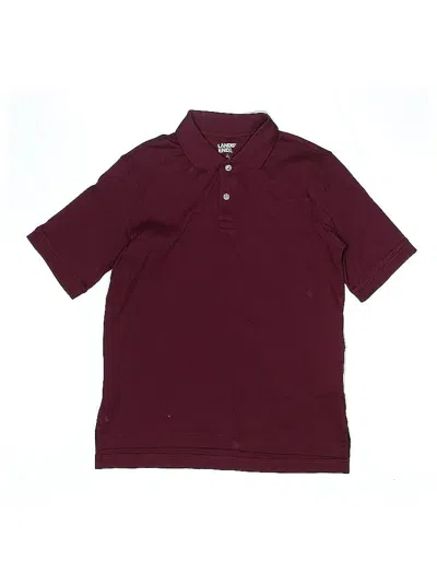 Pre-owned Lands' End Kids'  Short Sleeve Top Burgundy Tops