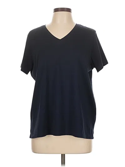 Pre-owned Lands' End Short Sleeve T-shirt In Black