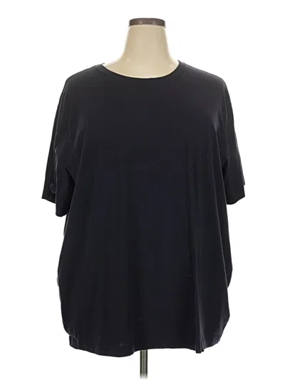 Pre-owned Lands' End Short Sleeve T-shirt In Black