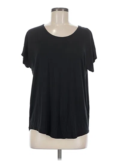 Pre-owned Lands' End Short Sleeve T-shirt In Black