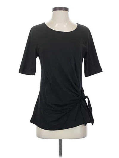 Pre-owned Lands' End Short Sleeve T-shirt In Black