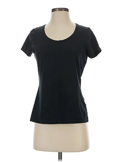 Pre-owned Lands' End Short Sleeve T-shirt In Black