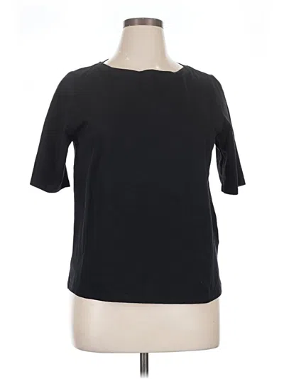 Pre-owned Lands' End Short Sleeve T-shirt In Black
