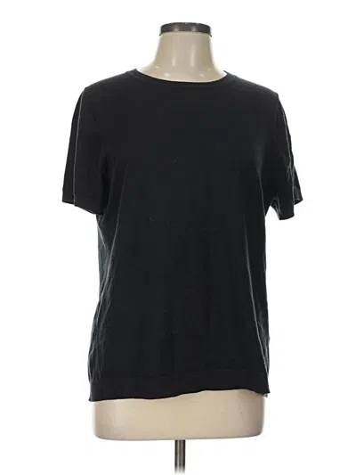 Pre-owned Lands' End Short Sleeve T-shirt In Black