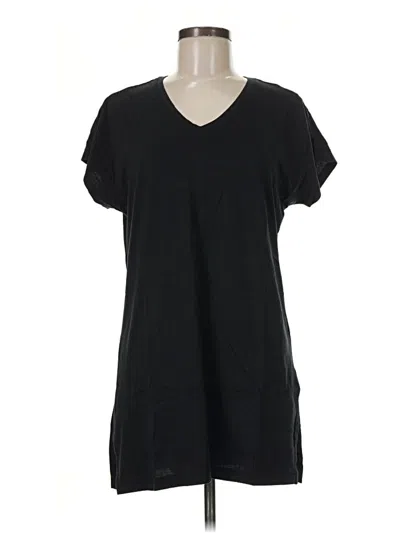 Pre-owned Lands' End Short Sleeve T-shirt In Black