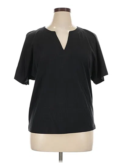 Pre-owned Lands' End Short Sleeve T-shirt In Black