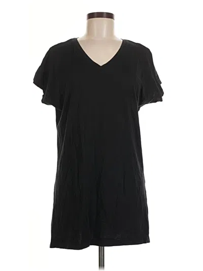 Pre-owned Lands' End Short Sleeve T-shirt In Black