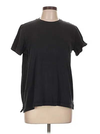 Pre-owned Lands' End Short Sleeve T-shirt In Black
