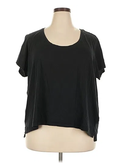 Pre-owned Lands' End Short Sleeve T-shirt In Black