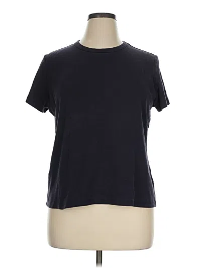 Pre-owned Lands' End Short Sleeve T-shirt In Black