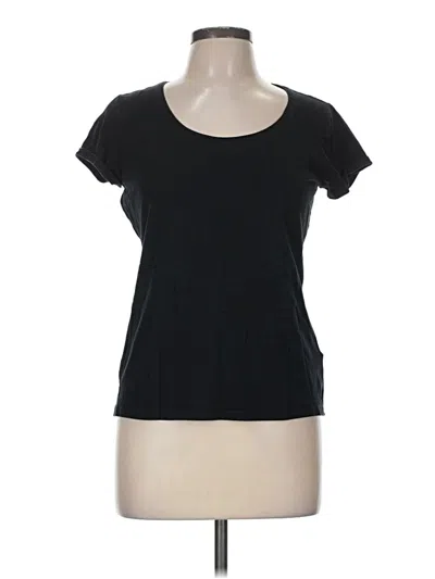 Pre-owned Lands' End Short Sleeve T-shirt In Black