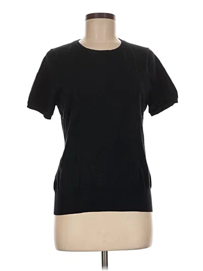 Pre-owned Lands' End Short Sleeve T-shirt In Black