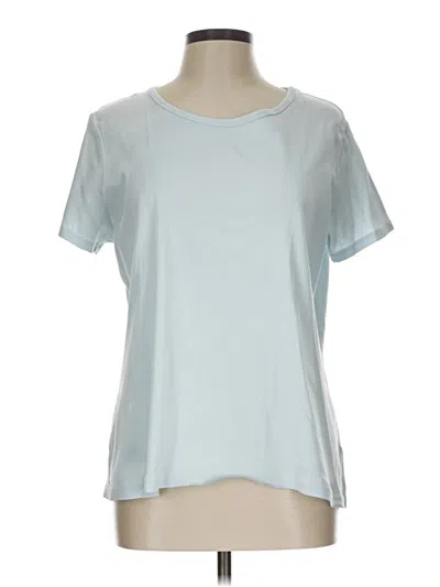 Pre-owned Lands' End Short Sleeve T-shirt In Blue