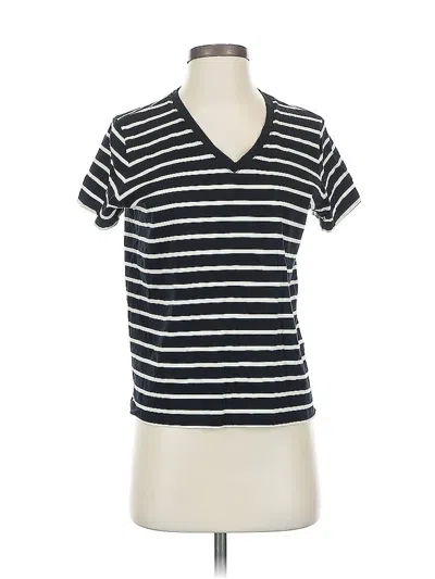 Pre-owned Lands' End Short Sleeve T-shirt In Blue