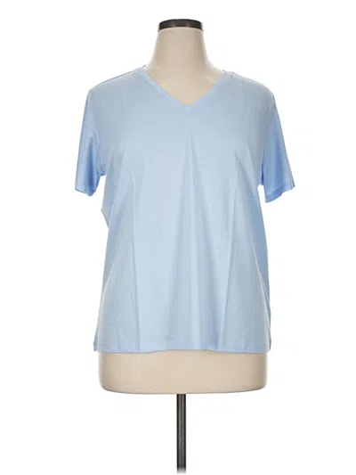 Lands' End Short Sleeve T-shirt In Blue