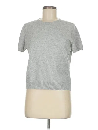 Pre-owned Lands' End Short Sleeve T-shirt In Gray
