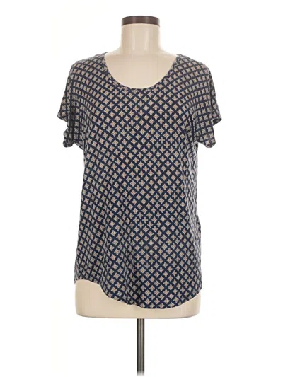 Pre-owned Lands' End Short Sleeve T-shirt In Gray