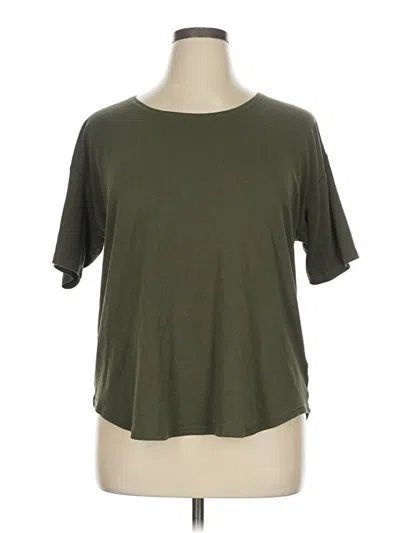 Pre-owned Lands' End Short Sleeve T-shirt In Green