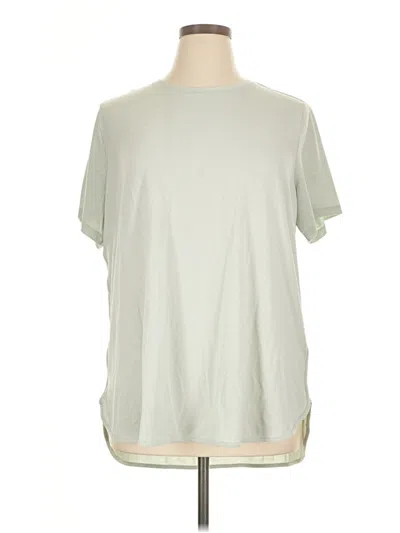 Pre-owned Lands' End Short Sleeve T-shirt In Green