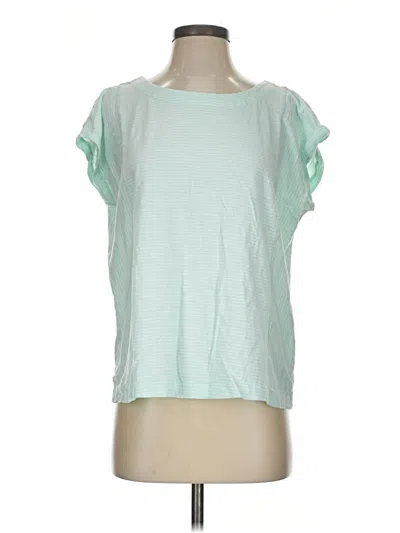 Pre-owned Lands' End Short Sleeve T-shirt In Green