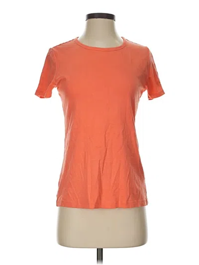 Pre-owned Lands' End Short Sleeve T-shirt In Orange