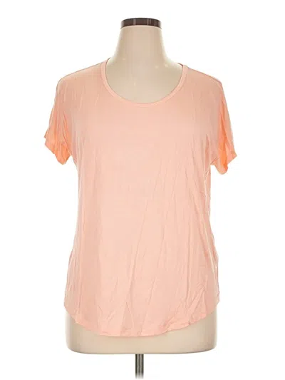 Pre-owned Lands' End Short Sleeve T-shirt In Orange