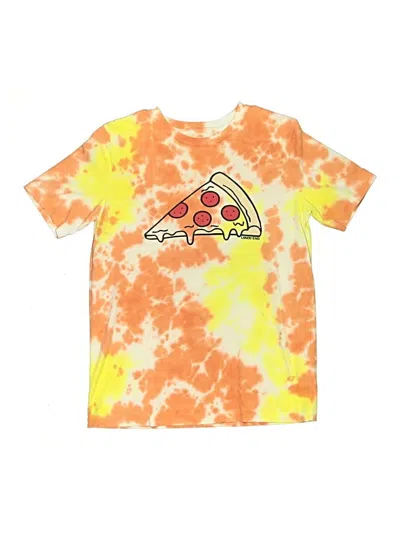 Pre-owned Lands' End Kids'  Short Sleeve T-shirt In Orange