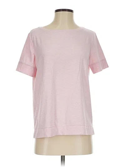 Pre-owned Lands' End Short Sleeve T-shirt In Pink