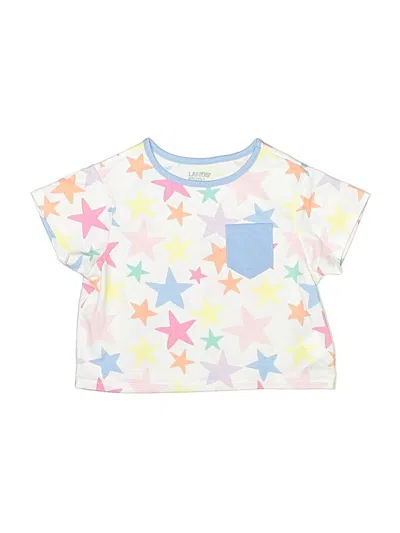 Pre-owned Lands' End Kids'  Short Sleeve T-shirt In Pink