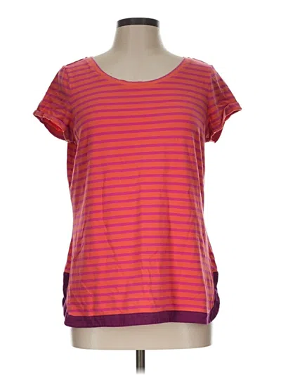 Pre-owned Lands' End Short Sleeve T-shirt In Red