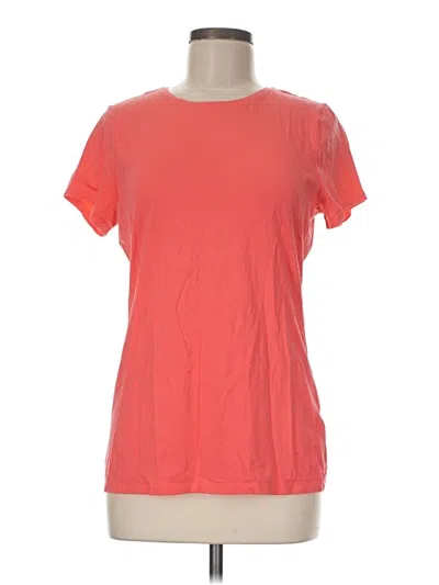 Pre-owned Lands' End Short Sleeve T-shirt In Red