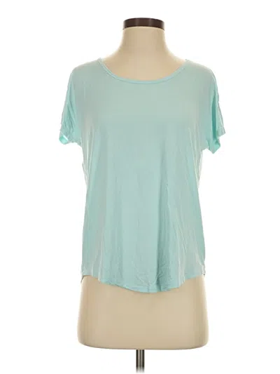 Pre-owned Lands' End Short Sleeve T-shirt In Teal