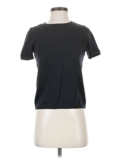 Pre-owned Lands' End Short Sleeve Turtleneck In Gray