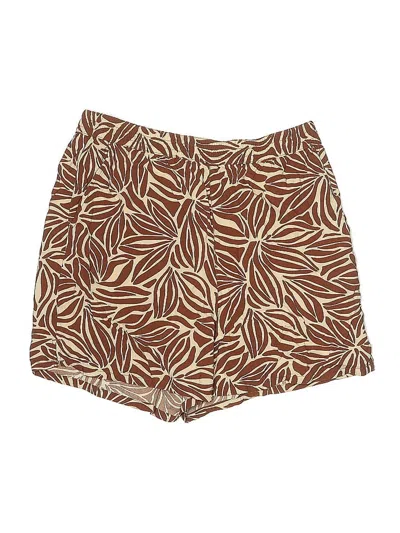 Pre-owned Lands' End Shorts In Brown
