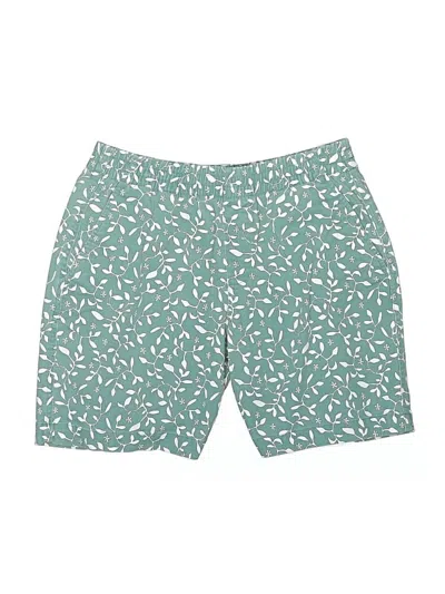 Pre-owned Lands' End Shorts In Green