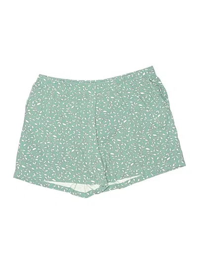 Pre-owned Lands' End Shorts In Green