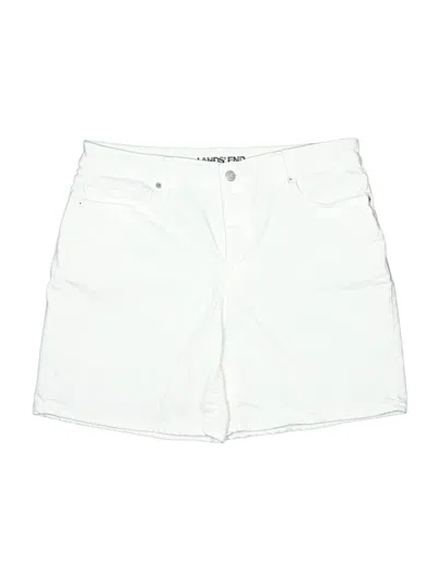 Pre-owned Lands' End Shorts In White