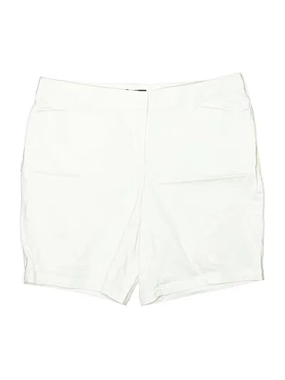 Pre-owned Lands' End Shorts In White