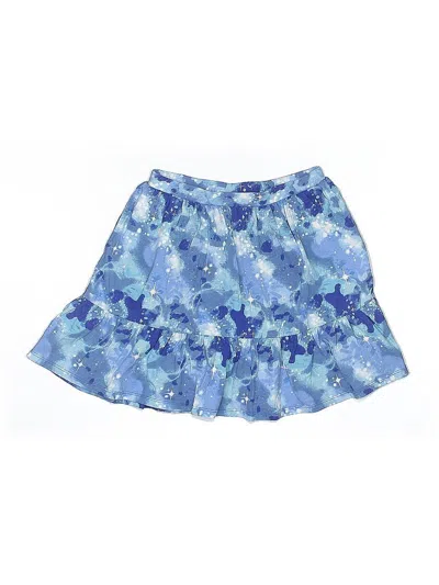 Pre-owned Lands' End Kids'  Skirt In Blue