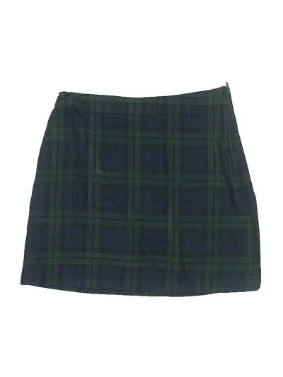 Pre-owned Lands' End Kids'  Skirt In Blue