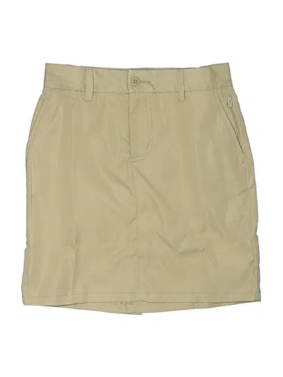 Pre-owned Lands' End Kids'  Skirt In Brown