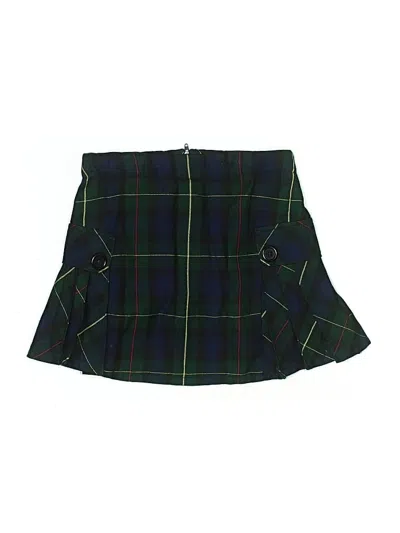 Pre-owned Lands' End Kids'  Skirt In Green